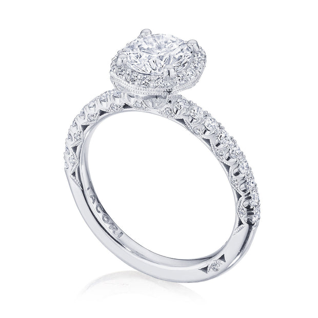 Round Bloom Engagement Ring
