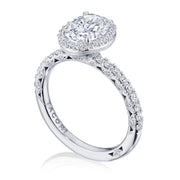 Oval Bloom Engagement Ring