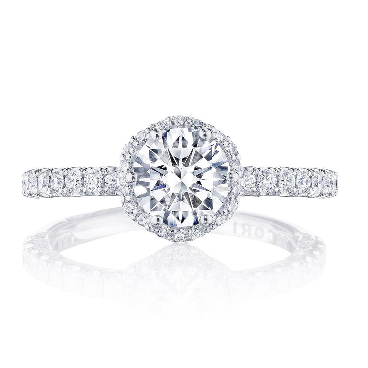 Round Bloom Engagement Ring