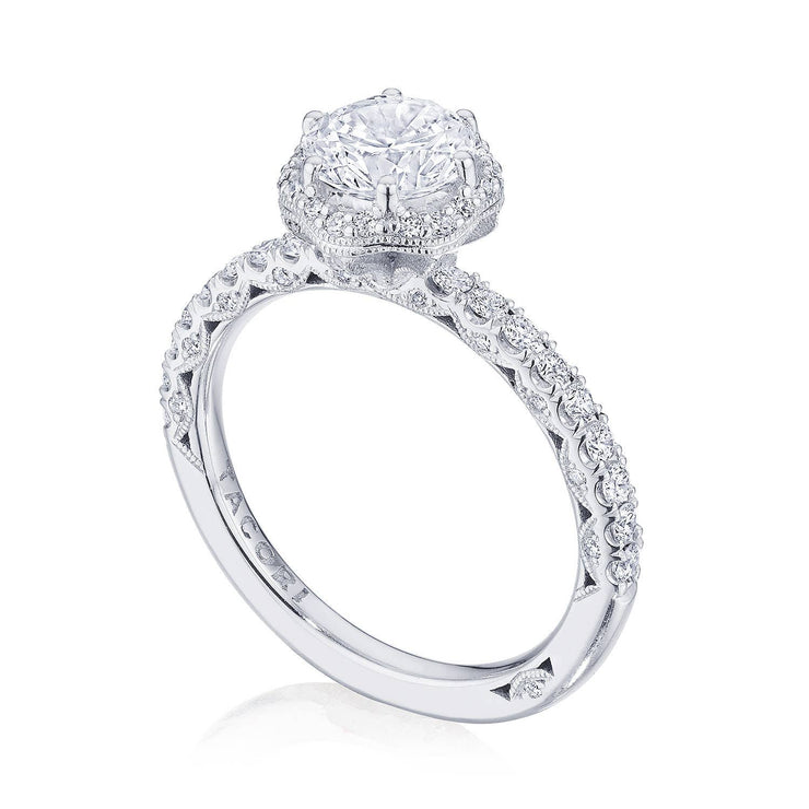 Round Bloom Engagement Ring