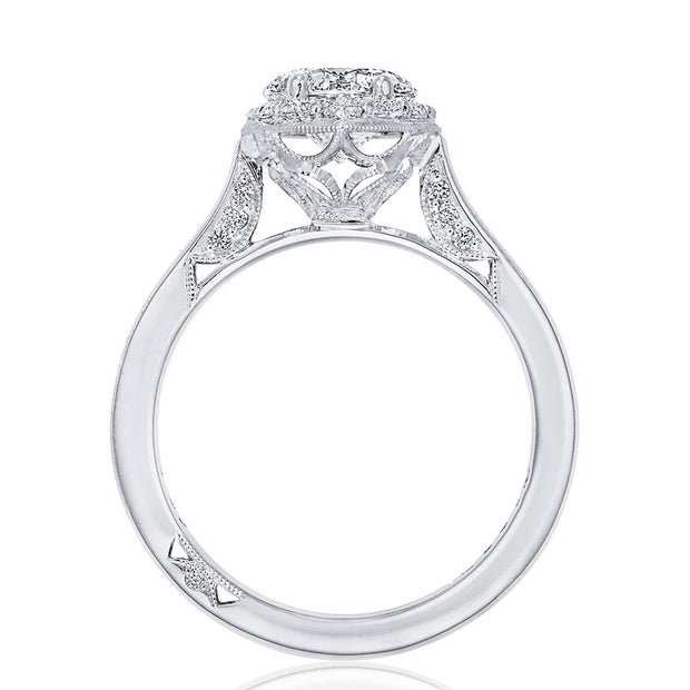 Round, Marquise Bloom Engagement Ring