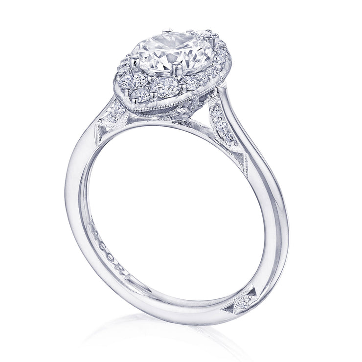 Round Bloom Engagement Ring
