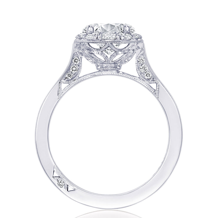 Round Bloom Engagement Ring