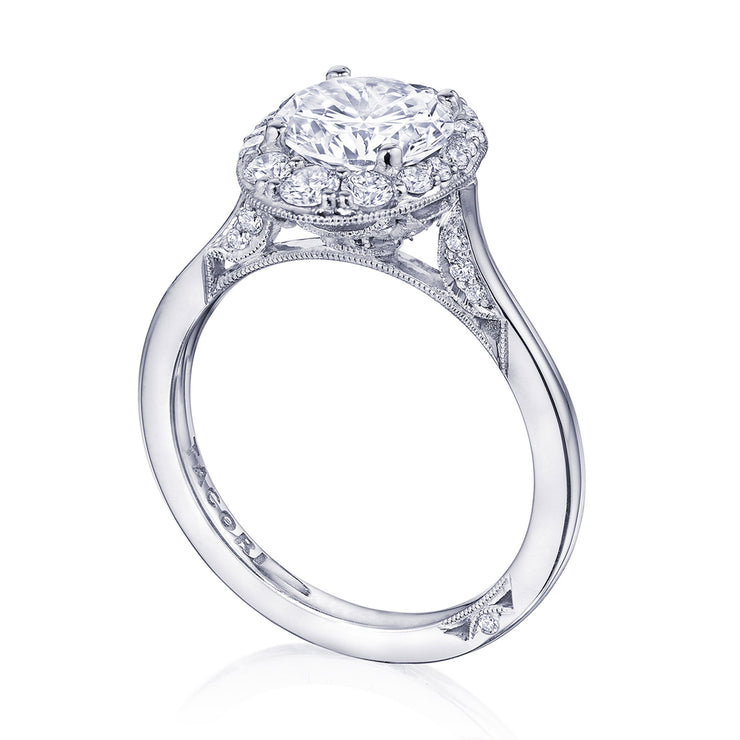 Round Bloom Engagement Ring