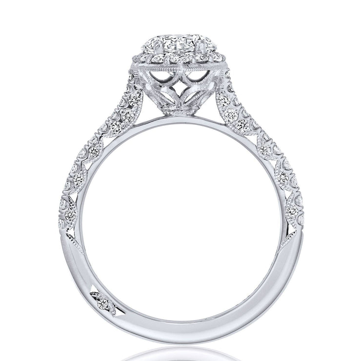 Round, Marquise Bloom Engagement Ring