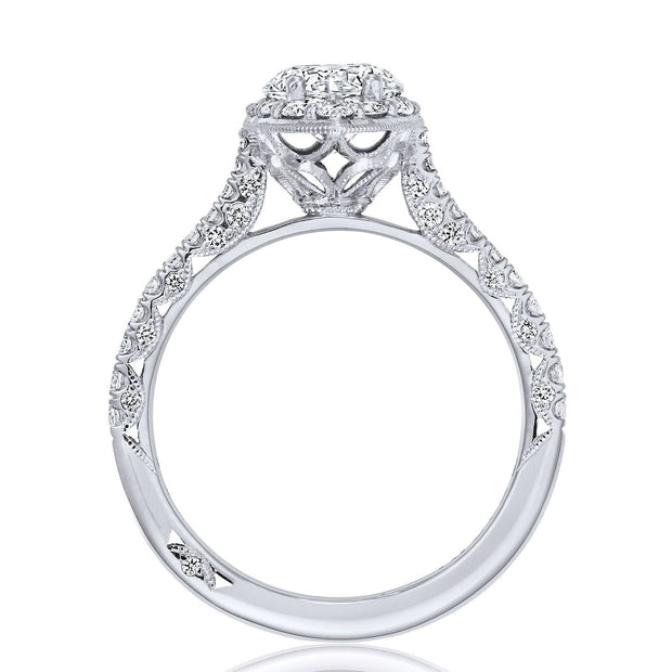 Round, Marquise Bloom Engagement Ring