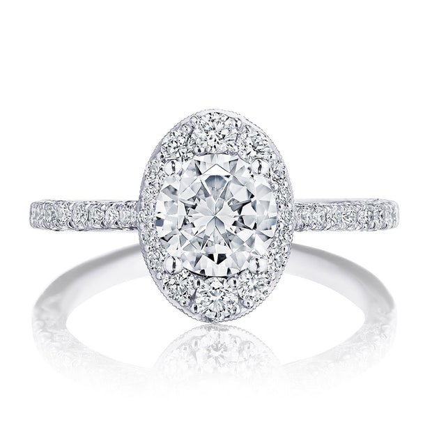 Round Bloom Engagement Ring