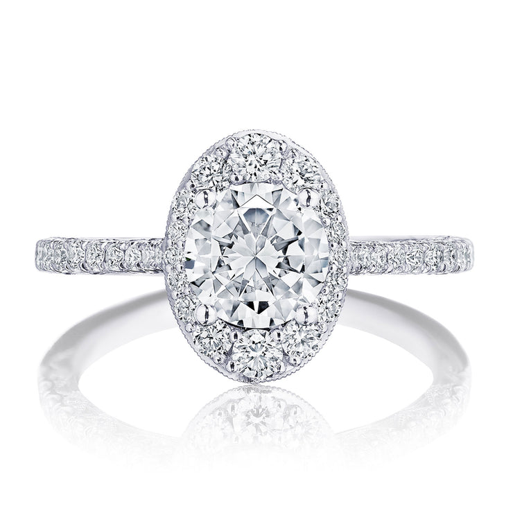 Round Bloom Engagement Ring
