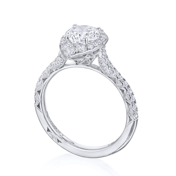 Round Bloom Engagement Ring