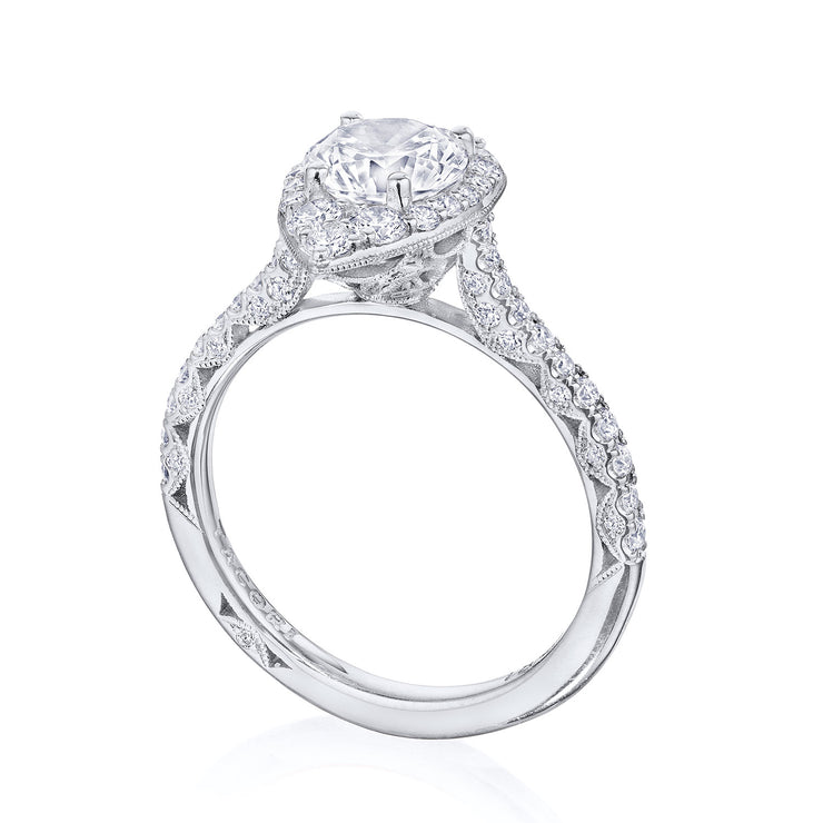 Round Bloom Engagement Ring