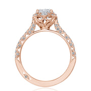 Round Bloom Engagement Ring