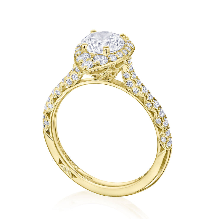 Round Bloom Engagement Ring