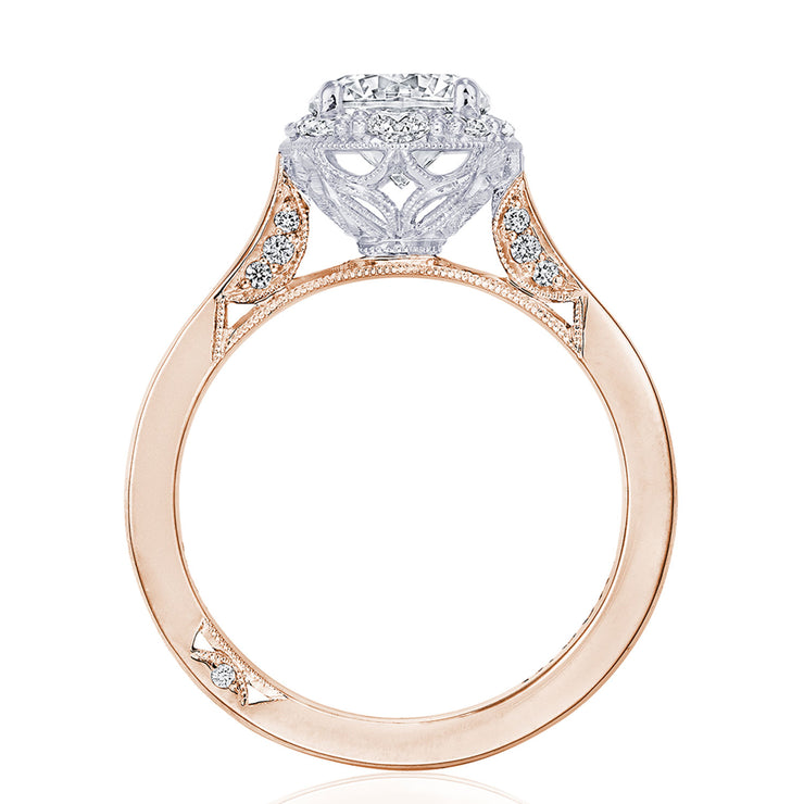 Round Bloom Engagement Ring