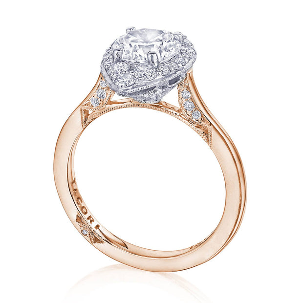 Round, Pear Bloom Engagement Ring