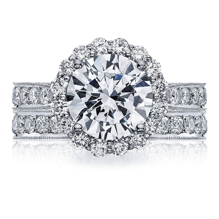 Round Bloom Engagement Ring