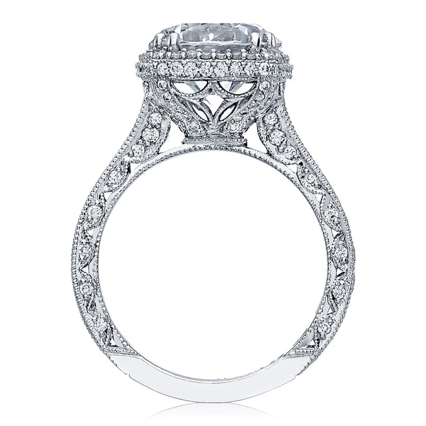 Round Bloom Engagement Ring