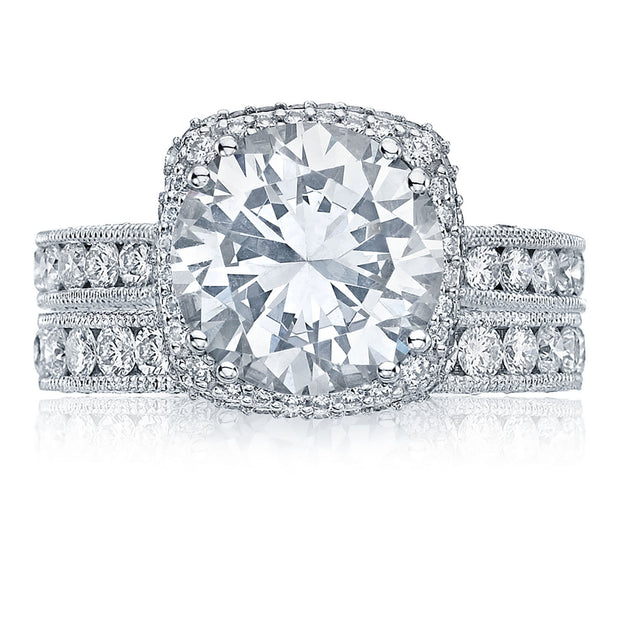 Round Bloom Engagement Ring