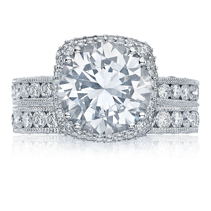Round Bloom Engagement Ring