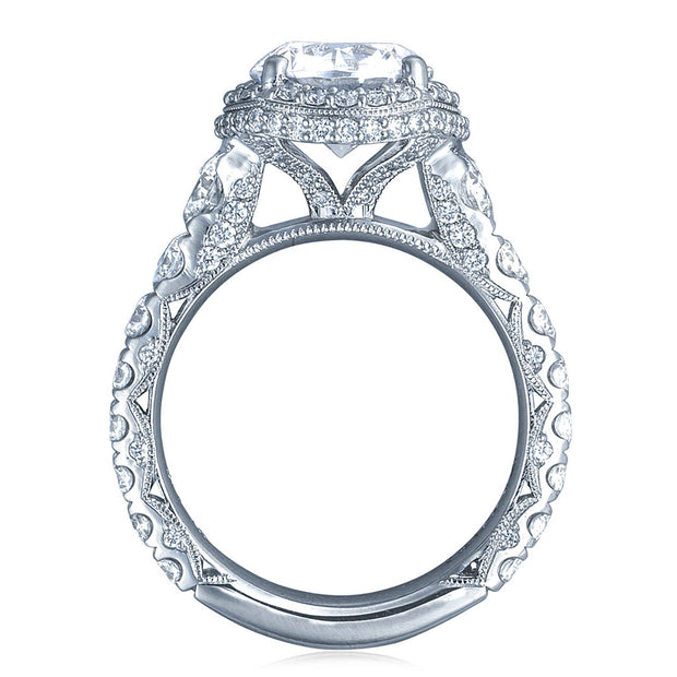 Round Bloom Engagement Ring