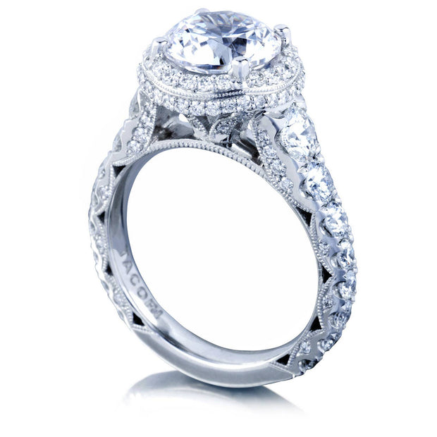 Round Bloom Engagement Ring