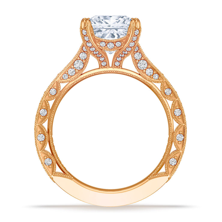 Princess Solitaire Engagement Ring