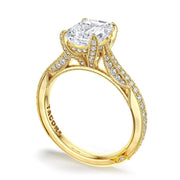 Emerald Solitaire Engagement Ring