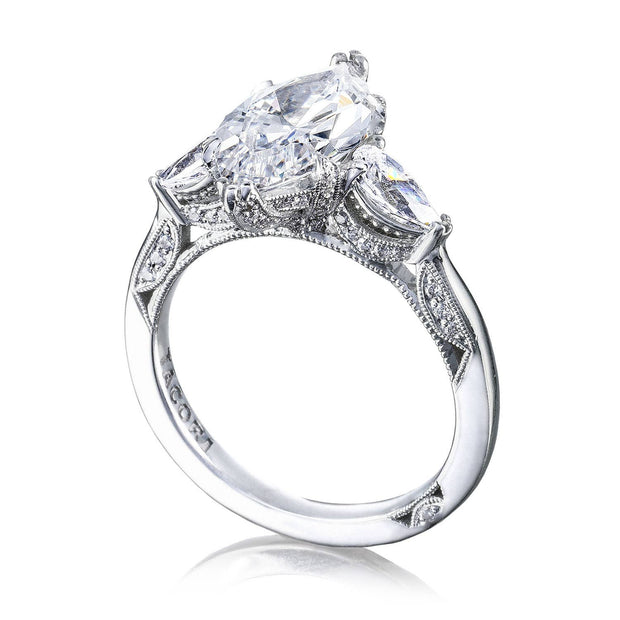 Marquise 3-Stone Engagement Ring