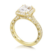 Emerald Bloom Engagement Ring