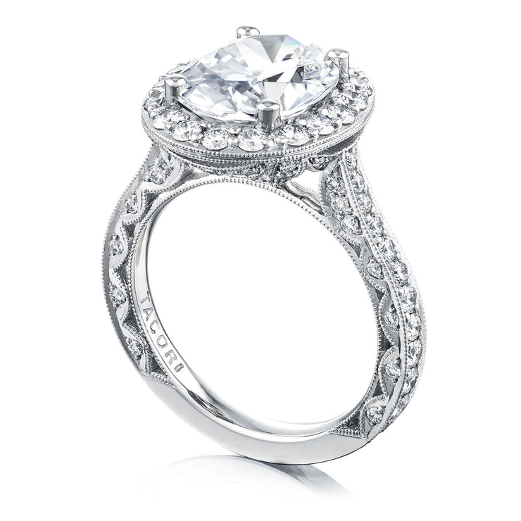 Oval Bloom Engagement Ring