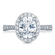 Oval Bloom Engagement Ring