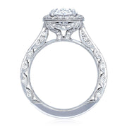 Oval Bloom Engagement Ring