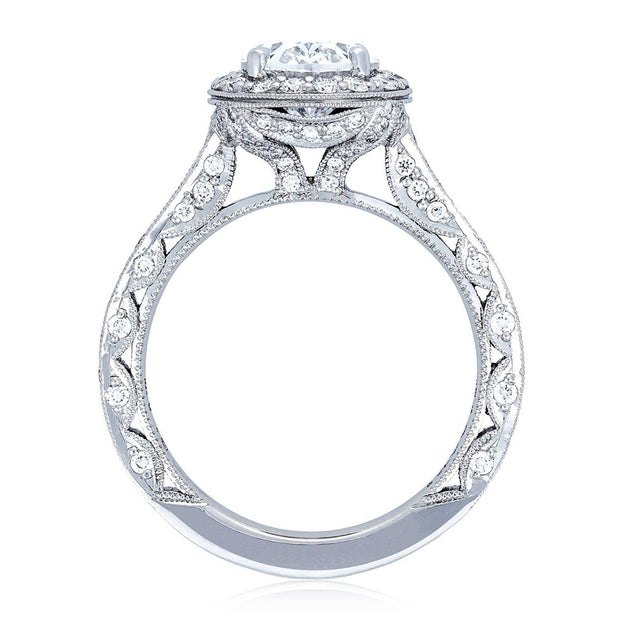 Oval Bloom Engagement Ring