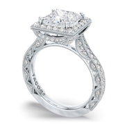 Princess Bloom Engagement Ring