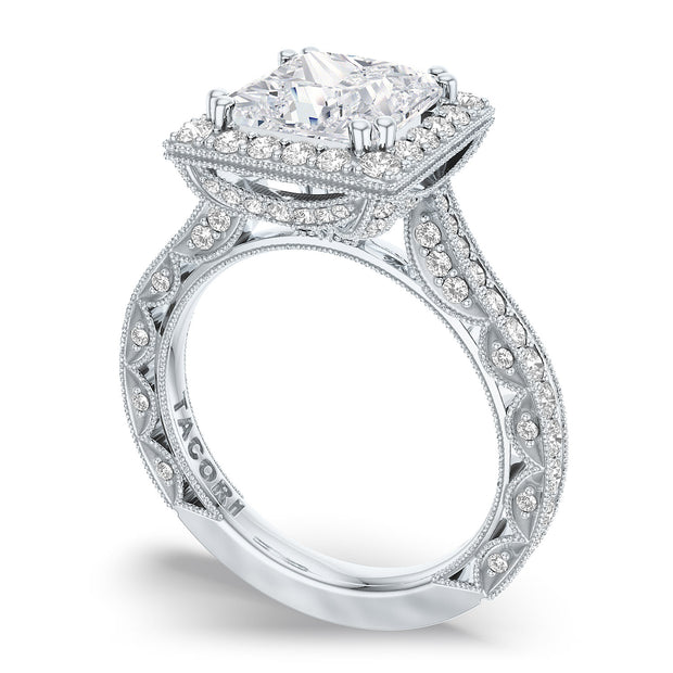 Princess Bloom Engagement Ring