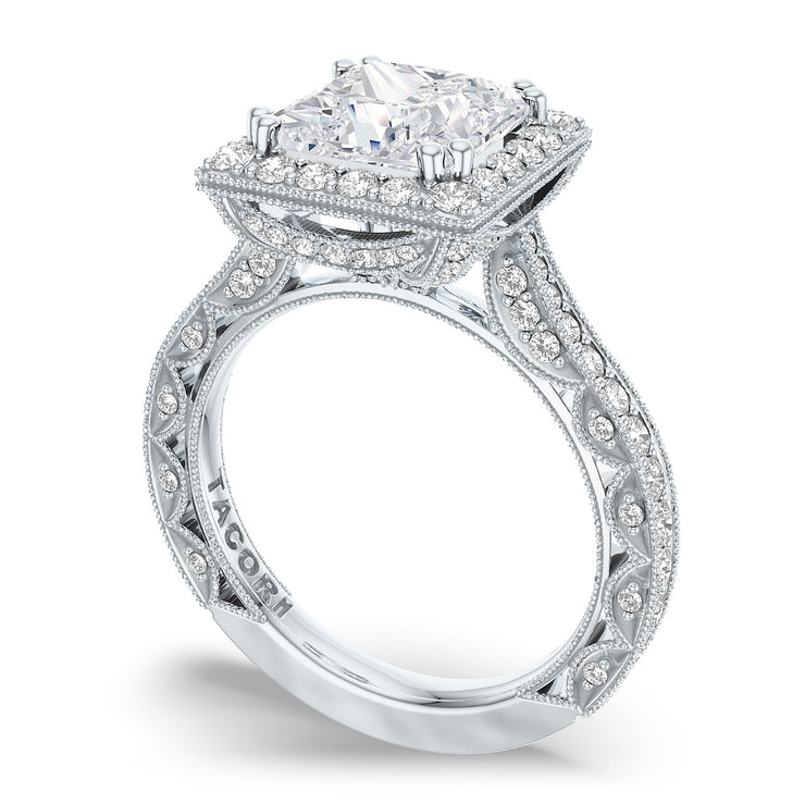 Princess Bloom Engagement Ring