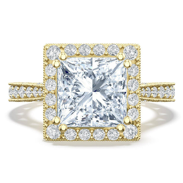 Princess Bloom Engagement Ring