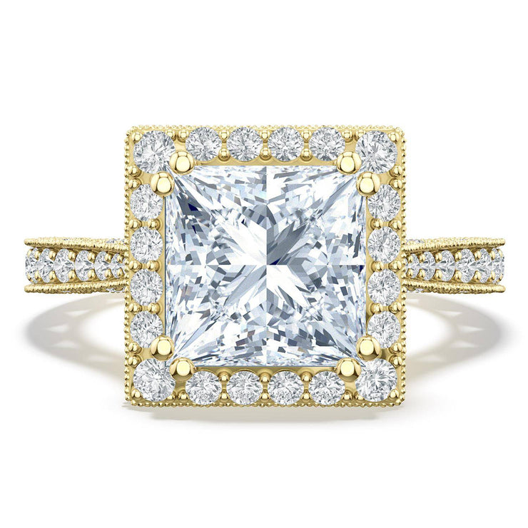 Princess Bloom Engagement Ring