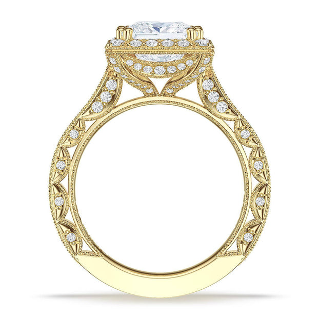 Princess Bloom Engagement Ring