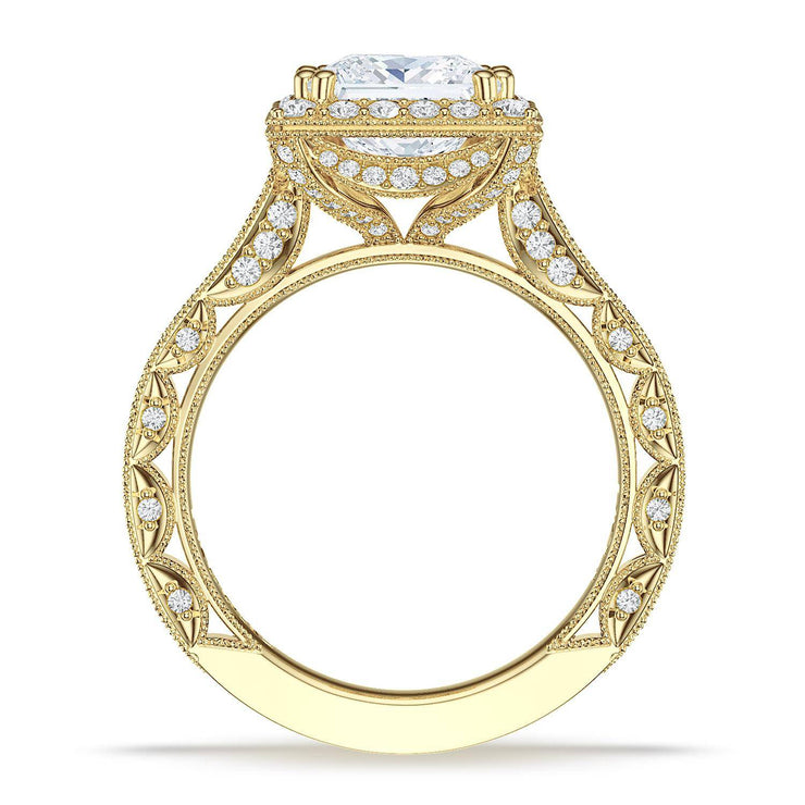 Princess Bloom Engagement Ring