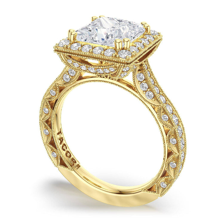 Princess Bloom Engagement Ring