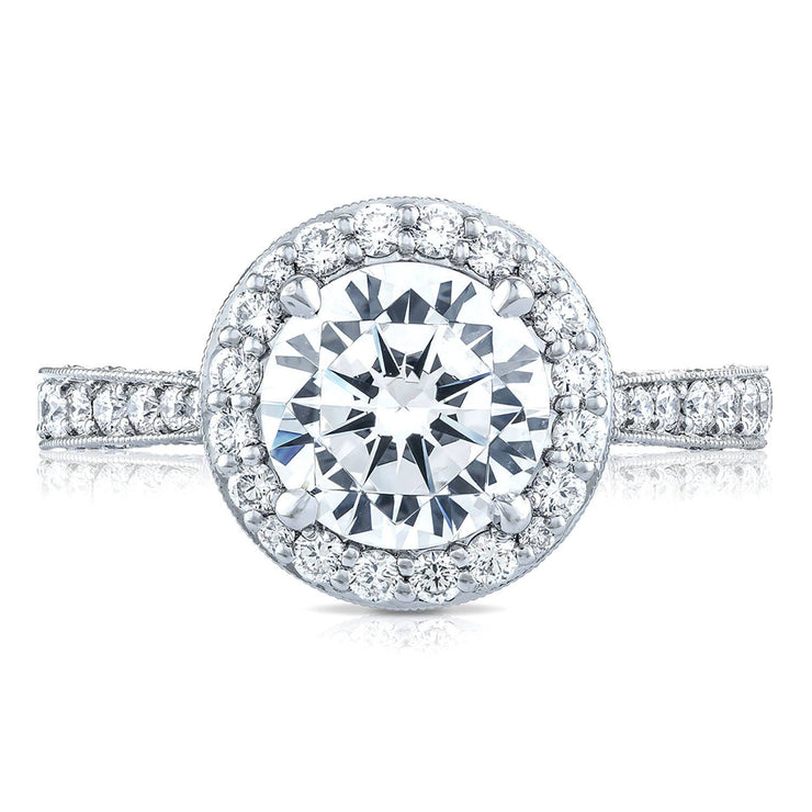 Round Bloom Engagement Ring