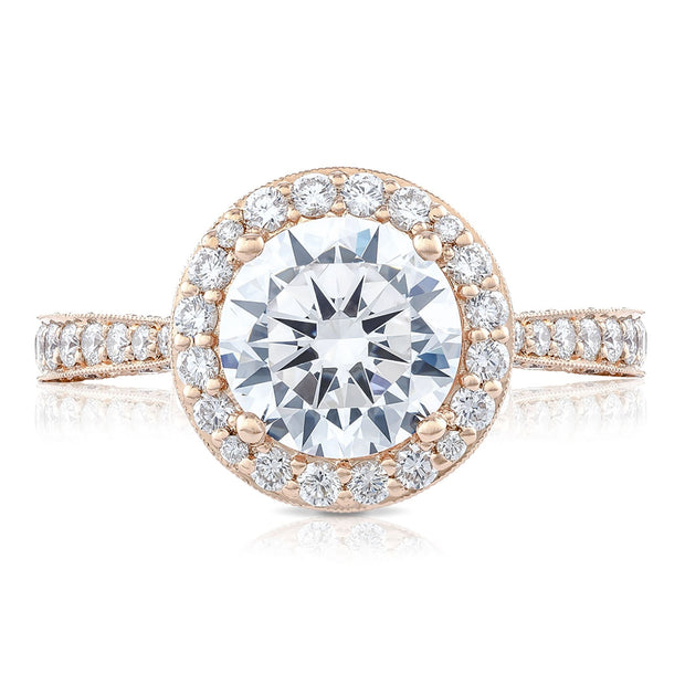Round Bloom Engagement Ring