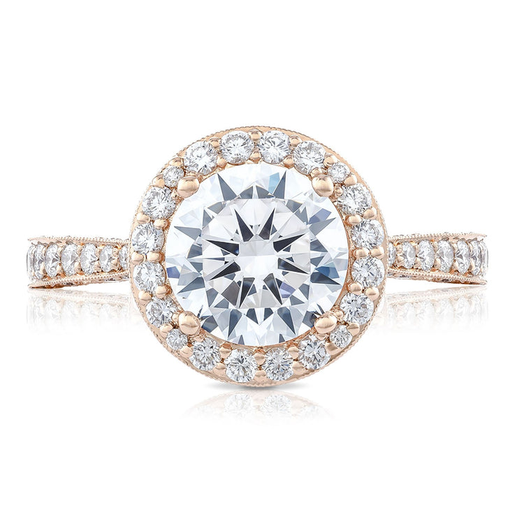Round Bloom Engagement Ring