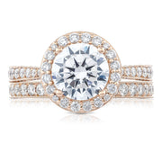 Round Bloom Engagement Ring