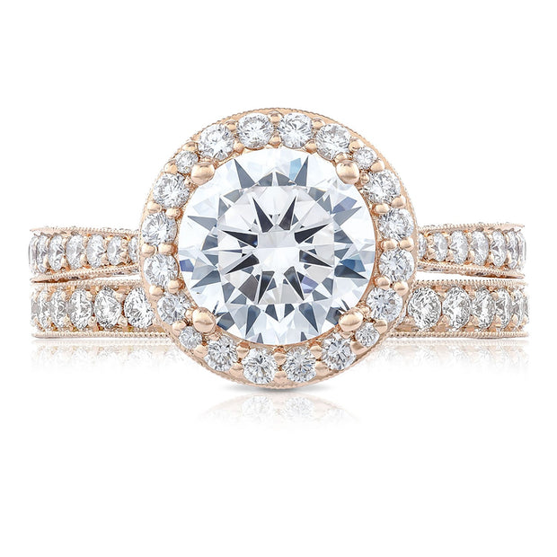 Round Bloom Engagement Ring
