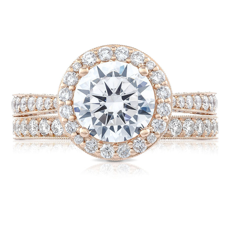 Round Bloom Engagement Ring