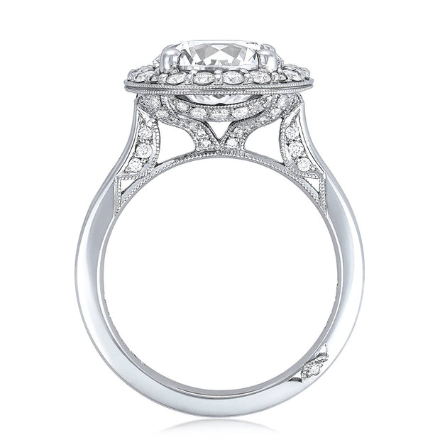 Round Bloom Engagement Ring