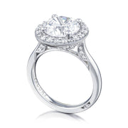 Round Bloom Engagement Ring