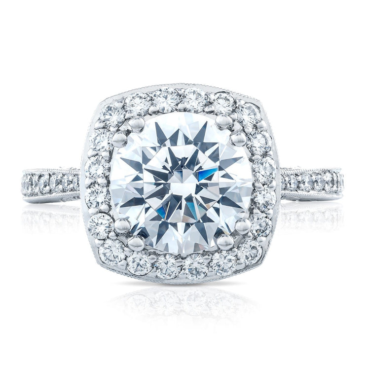 Round Bloom Engagement Ring