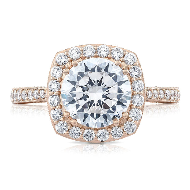 Round Bloom Engagement Ring